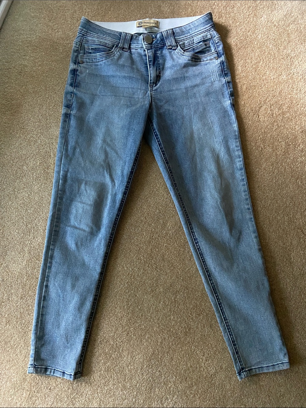 Democracy Light Wash Skinny Jeans